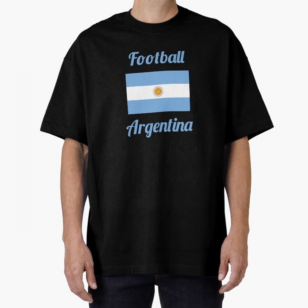 Argentina Football Flag ¨C Albiceleste Soccer Supporter Classic T-Shirt Make Game Day About FIFA World Cup 2026 USA Canada Mexico Capturing Mbappe and Neymar, Brazil Energy, Football History, Final Match Energy, Crowd Noise and Once in a Lifetime