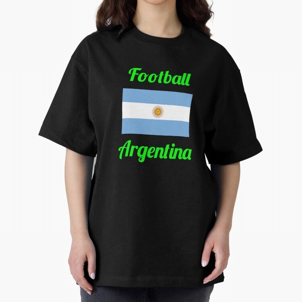 Argentina Football Flag ¨C Albiceleste Soccer Supporter Classic T-Shirt Experience the Global Stage of FIFA World Cup 2026 USA Canada Mexico for Fans of Messi, CR7 and Mbappe and Portugal, Bringing Match Day Excitement, Supporter Culture, Golden
