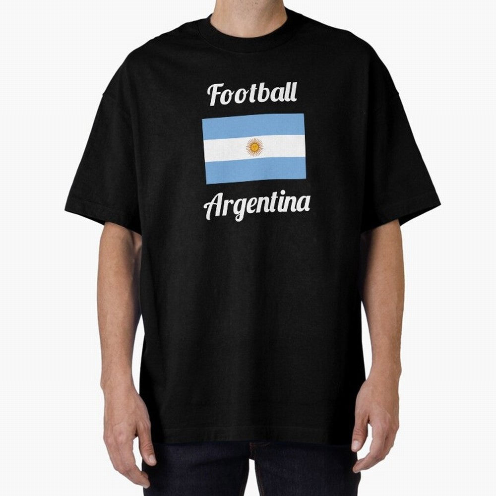 Argentina Football Flag ¨C Albiceleste Soccer Supporter Active T-Shirt Celebrate Every Goal in FIFA World Cup 2026 Inspired by CR7, England Energy, Soccer Culture, Superstar Moments, National Team Dreams and Competitive Fire; Created for Match Day