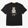 Lionel the Soccer Cat Oversized T-Shirt Celebrate Soccer Greatness during Match Day Hype around FIFA World Cup 2026 USA Canada Mexico, Cristiano Ronaldo, Haaland and CR7, Netherlands, Game Day Rituals, Football Legends, Country Pride and the Road