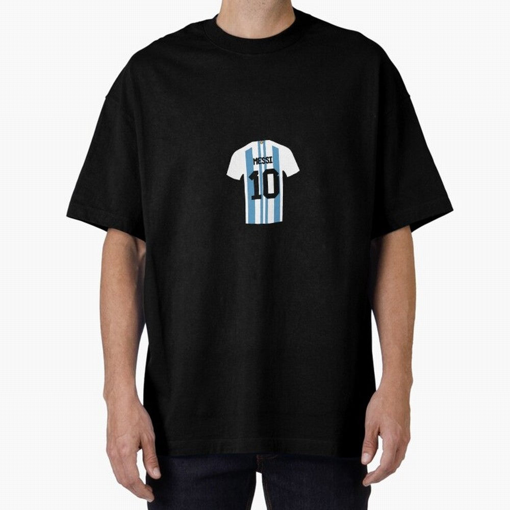 Lionel Messi Number 10 Jersey Illustration Classic T-Shirt Carry the FIFA World Cup 2026 Journey through Neymar Highlights, Argentina and Brazil Pride, Tournament Hype, Historic Matchups, Family Viewing Parties and Global Sports Pride; Built for