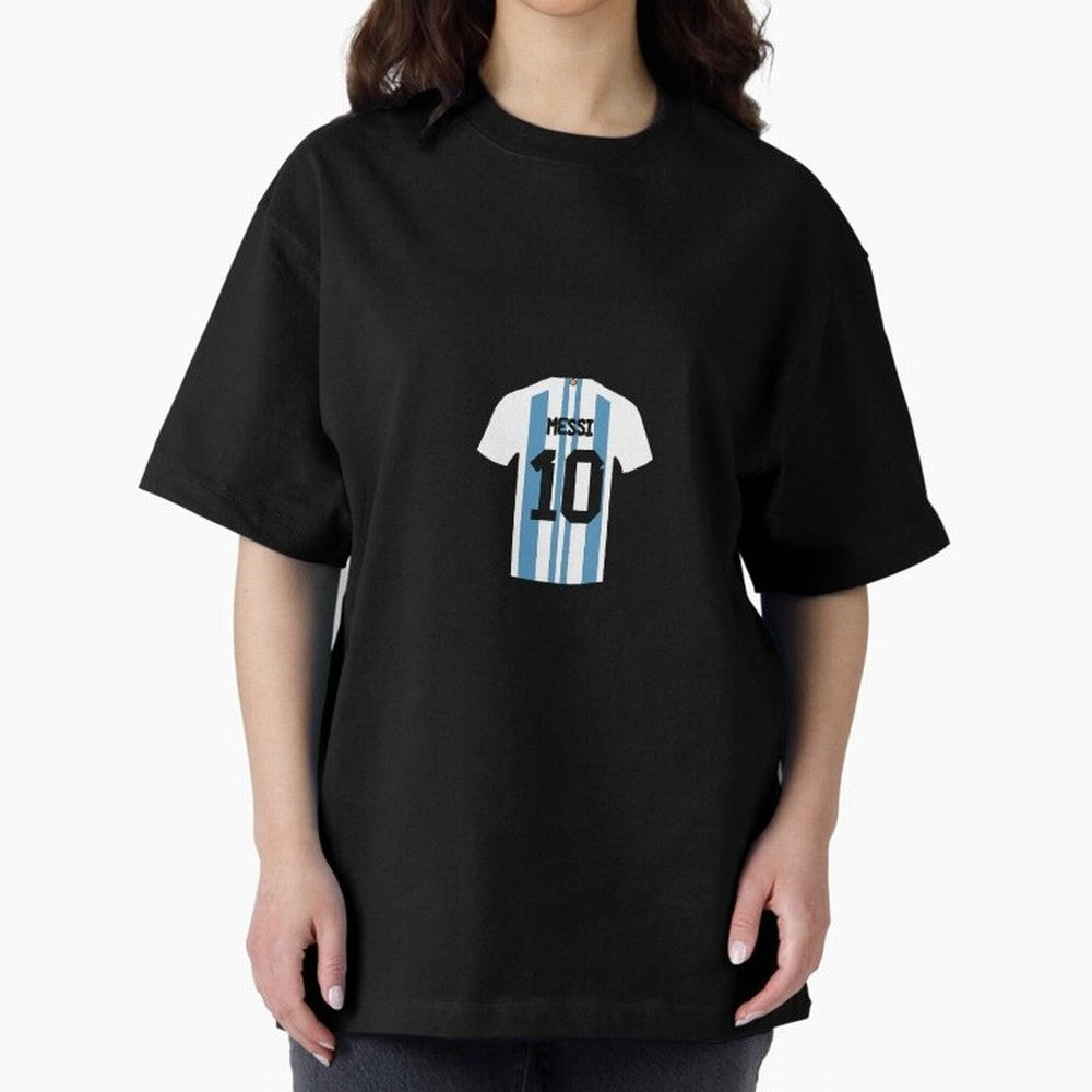 Lionel Messi Number 10 Jersey Illustration Classic T-Shirt Carry the FIFA World Cup 2026 Journey through Neymar Highlights, Argentina and Brazil Pride, Tournament Hype, Historic Matchups, Family Viewing Parties and Global Sports Pride; Built for