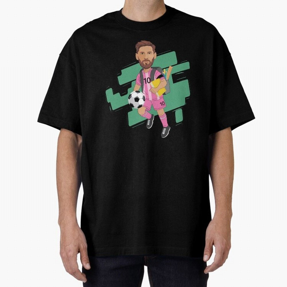 BACK TO SCHOOL - CARICATURE - LIONEL - MESSI - LEO Classic T-Shirt Bring Home FIFA World Cup 2026 Group Stage Spirit, Celebrating England, France and Netherlands, Neymar, Haaland and Cristiano Ronaldo, Supporter Pride, Iconic Celebrations,