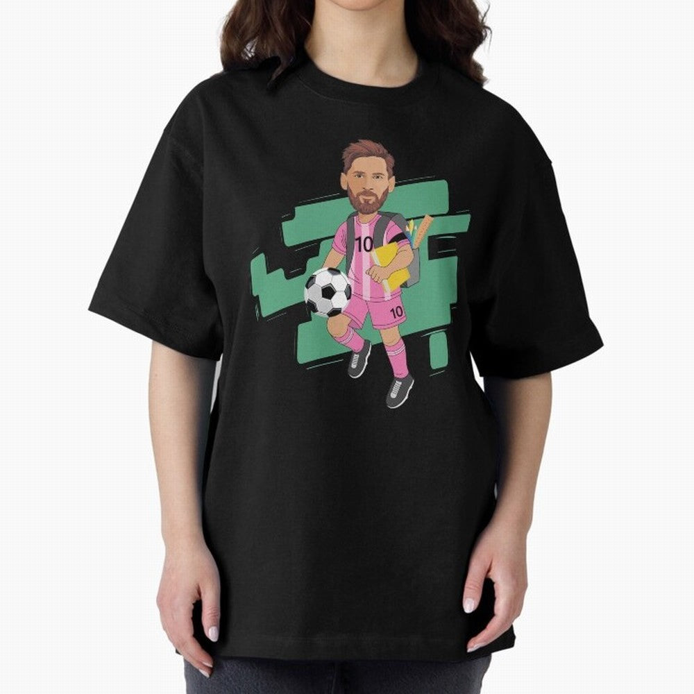 BACK TO SCHOOL - CARICATURE - LIONEL - MESSI - LEO Classic T-Shirt Bring Home FIFA World Cup 2026 Group Stage Spirit, Celebrating England, France and Netherlands, Neymar, Haaland and Cristiano Ronaldo, Supporter Pride, Iconic Celebrations,