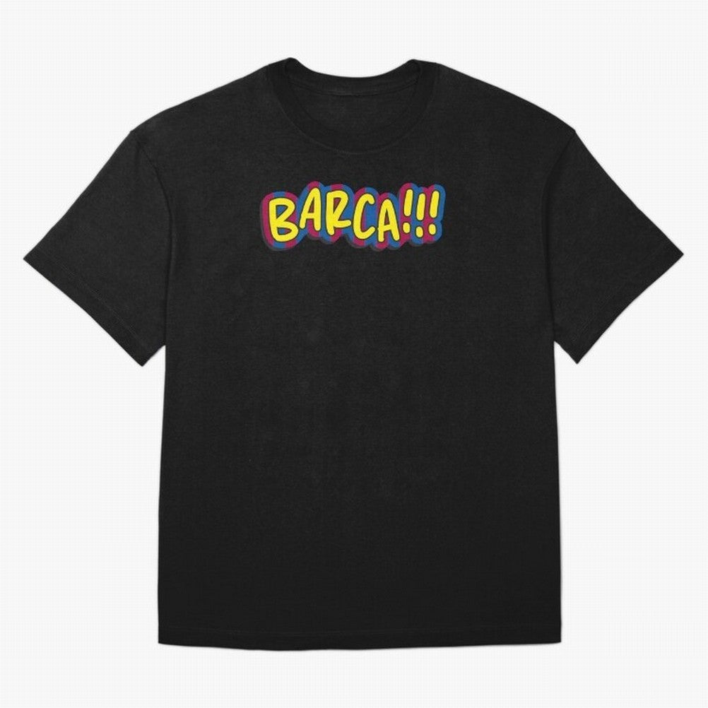 FC Barcelona Barca Oversized T-Shirt Turn Football Passion into Global Football Passion for FIFA World Cup 2026 USA Canada Mexico, Highlighting Messi, CR7 and Mbappe, Brazil, Portugal and Argentina, Vintage Soccer Flavor, Modern Football Stars,