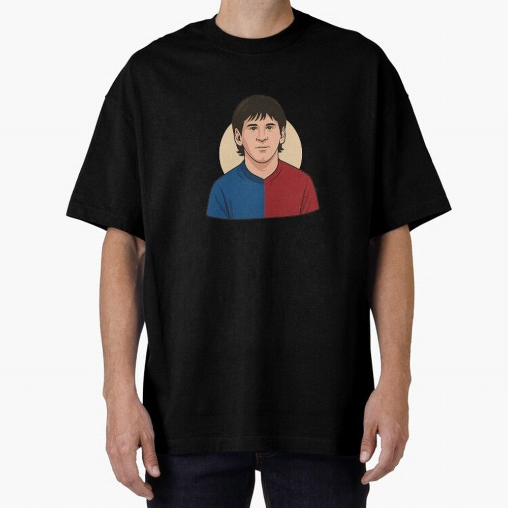 messi 2009 Oversized T-Shirt Stand Out with Spirit from Match Day Hype around FIFA World Cup 2026 Group Stage, Cristiano Ronaldo, Haaland and CR7, Germany, Sports Nostalgia, International Competition, Famous Players and Unforgettable Victories;