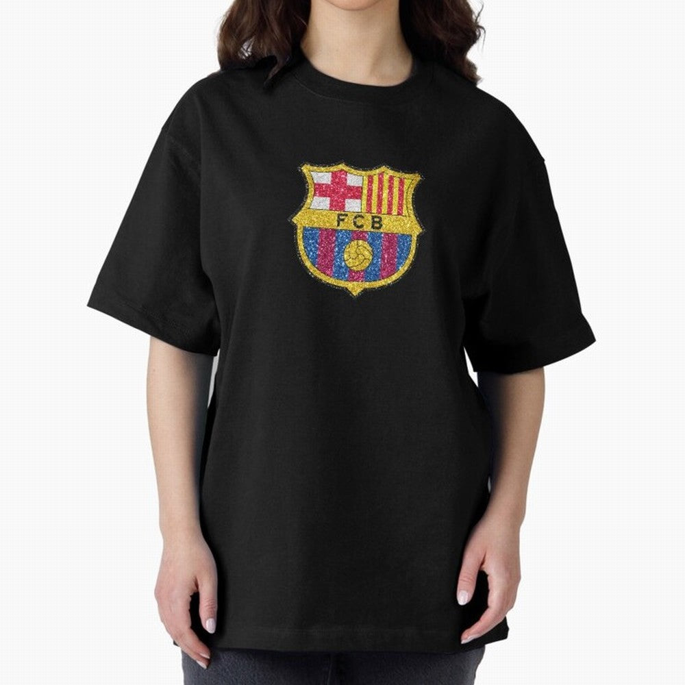 barca glitter logo Oversized T-Shirt Join the Countdown to FIFA World Cup 2026 USA Canada Mexico Spirit, Filled with France, Mbappe and Neymar, Game Day Rituals, Football Legends, Country Pride and the Road to the Final; Created for Match Day
