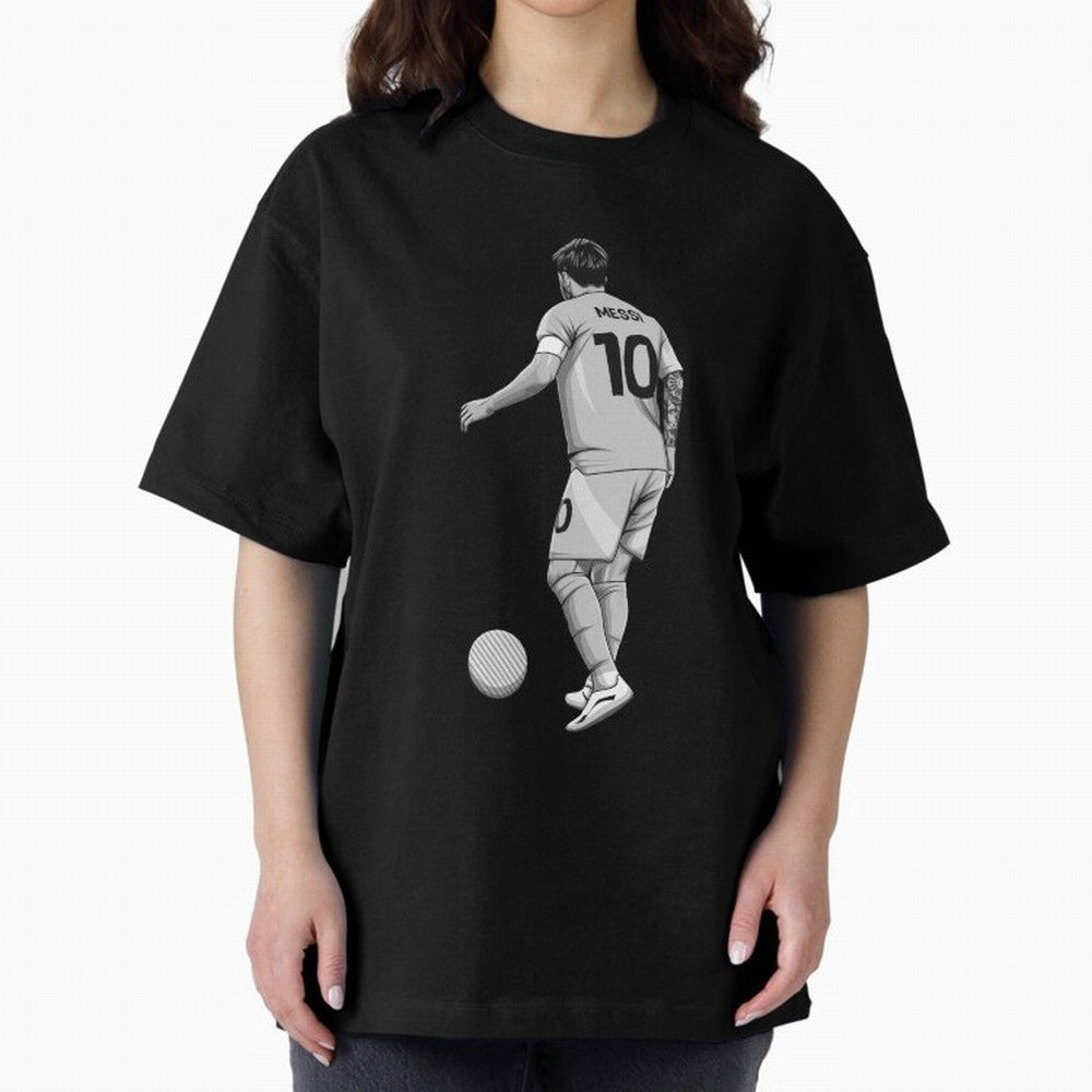 Lionel Messi Black and White Version Classic T-Shirt Enjoy the FIFA World Cup 2026 Group Stage Journey through Neymar, Haaland and Cristiano Ronaldo Highlights, Netherlands Pride, Supporter Pride, Iconic Celebrations, Legendary Names and Global