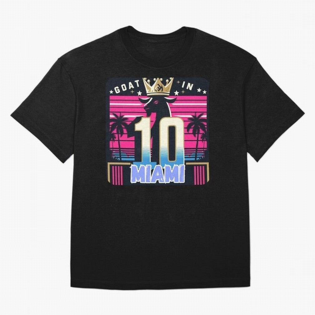 GOAT IN MIAMI | Messi Classic T-Shirt Show Up for the Glory of FIFA World Cup 2026 Group Stage Capturing Neymar, England, France and Netherlands Energy, Championship Spirit, Famous Goals, Roaring Crowds and International Football Unity; Ideal for