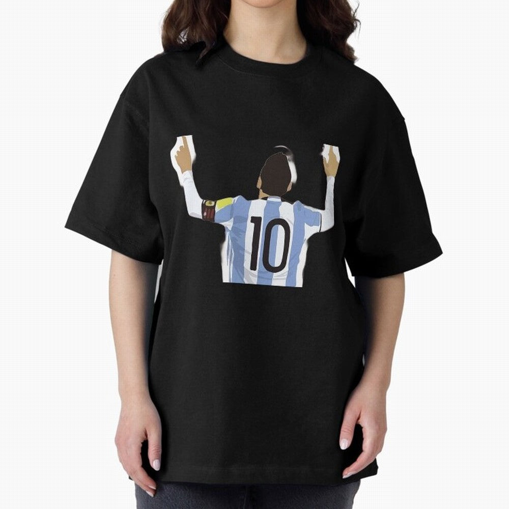 Messi 10 Classic T-Shirt Honor Football Greatness during Match Day Hype around FIFA World Cup 2026 Group Stage, Cristiano Ronaldo, Haaland and CR7, Argentina, France and Brazil, Sports Nostalgia, International Competition, Famous Players and