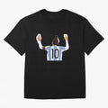 Messi 10 Classic T-Shirt Honor Football Greatness during Match Day Hype around FIFA World Cup 2026 Group Stage, Cristiano Ronaldo, Haaland and CR7, Argentina, France and Brazil, Sports Nostalgia, International Competition, Famous Players and