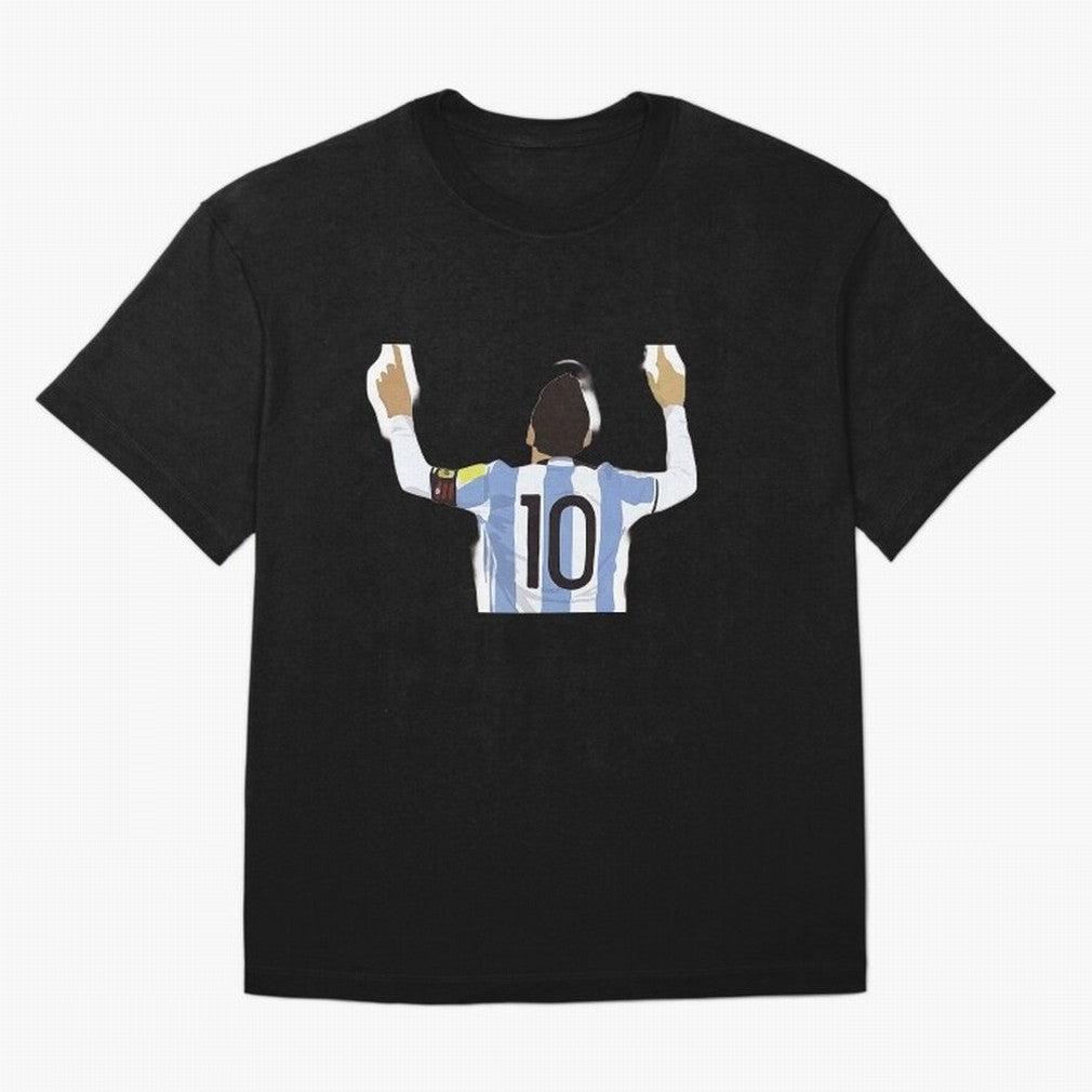 Messi 10 Classic T-Shirt Honor Football Greatness during Match Day Hype around FIFA World Cup 2026 Group Stage, Cristiano Ronaldo, Haaland and CR7, Argentina, France and Brazil, Sports Nostalgia, International Competition, Famous Players and
