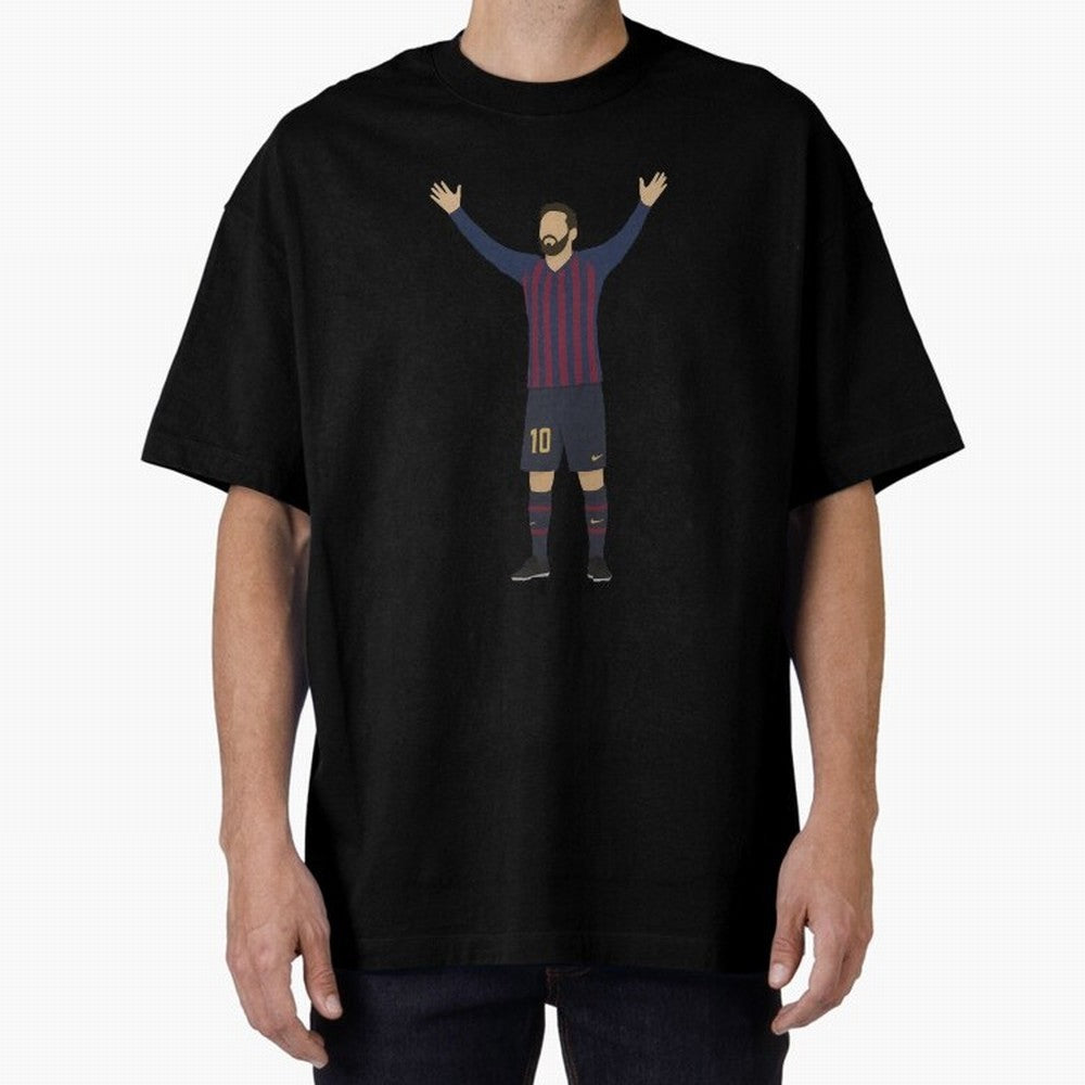 Leo Messi Celebration Sticker Oversized T-Shirt Make the Season About FIFA World Cup 2026 USA Canada Mexico Spirit, Capturing Netherlands, Neymar, Haaland and Cristiano Ronaldo, Game Day Rituals, Football Legends, Country Pride and the Road to the