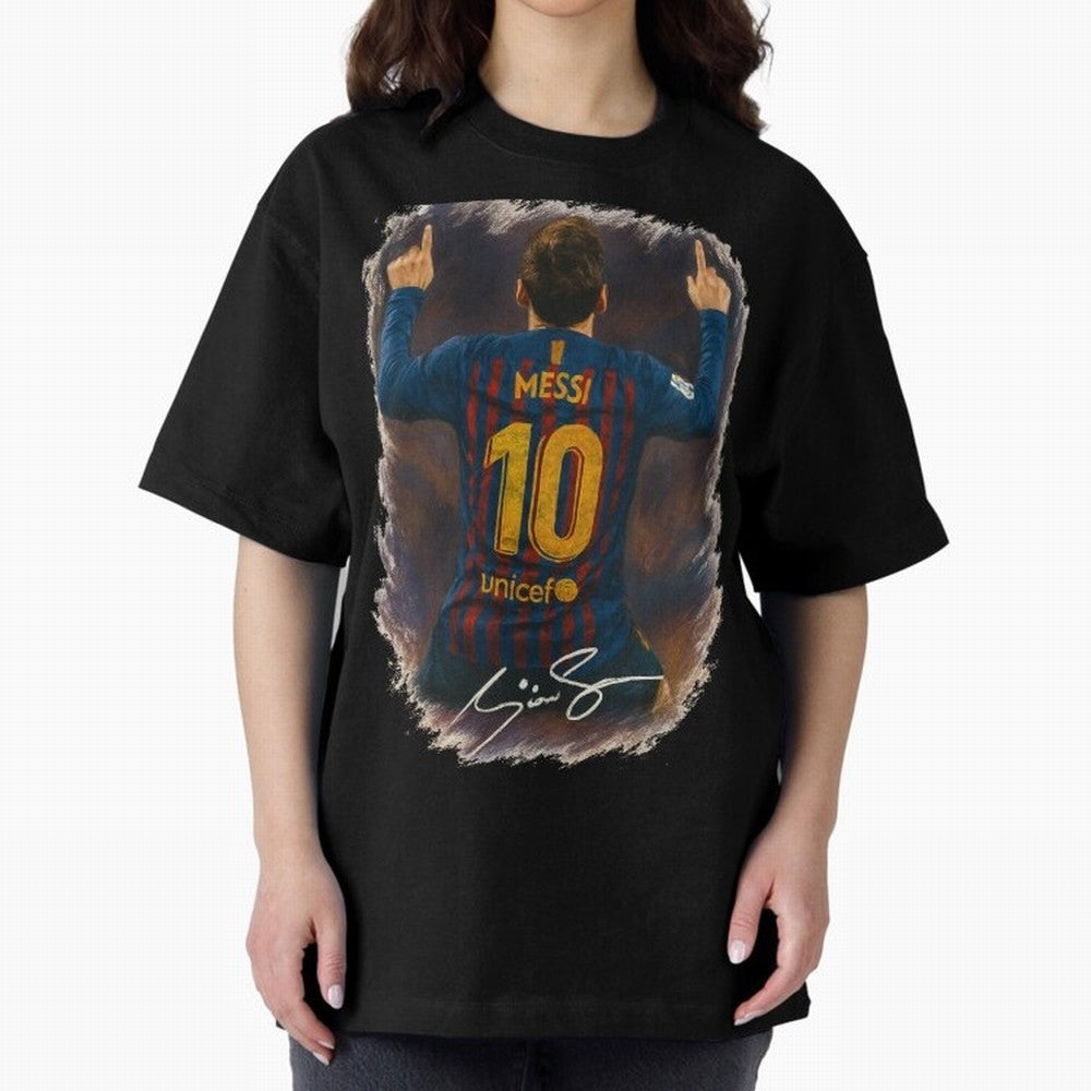 Lionel Messi Barcelona Tribute ¨C Iconic Number 10 Celebration Art Print Classic T-Shirt Honor Football Greatness during FIFA World Cup 2026 USA Canada Mexico Made for Neymar, Haaland and Cristiano Ronaldo, Netherlands Energy, Tournament Hype,