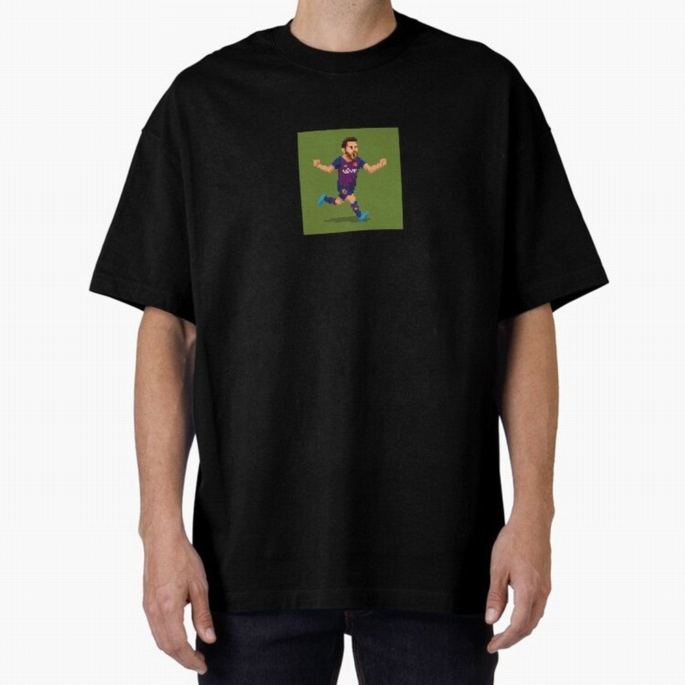 Lionel Messi Barcelona Pixel Art Tribute Classic T-Shirt Join the Countdown to FIFA World Cup 2026 Spirit, Filled with Germany, Haaland, Fan Favorite Moments, National Team Passion, Big Match Drama and Soccer History; Built for Supporters Chasing