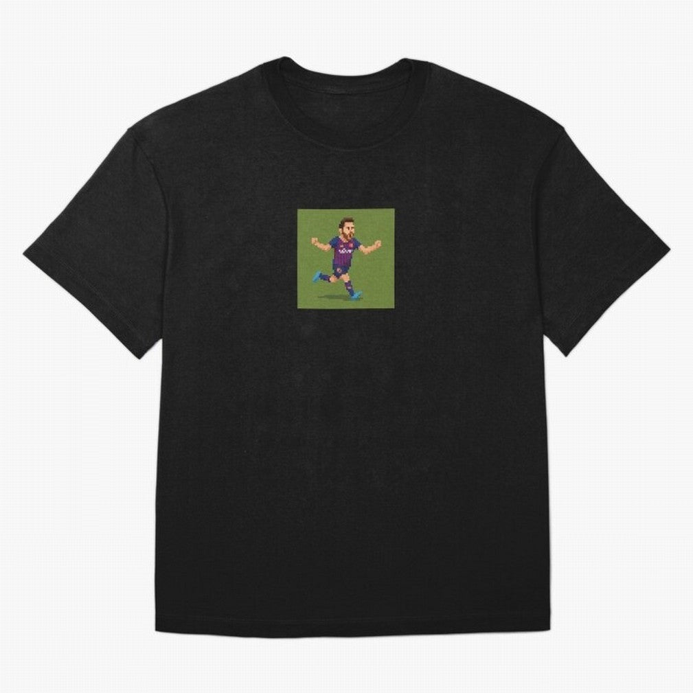 Lionel Messi Barcelona Pixel Art Tribute Classic T-Shirt Join the Countdown to FIFA World Cup 2026 Spirit, Filled with Germany, Haaland, Fan Favorite Moments, National Team Passion, Big Match Drama and Soccer History; Built for Supporters Chasing