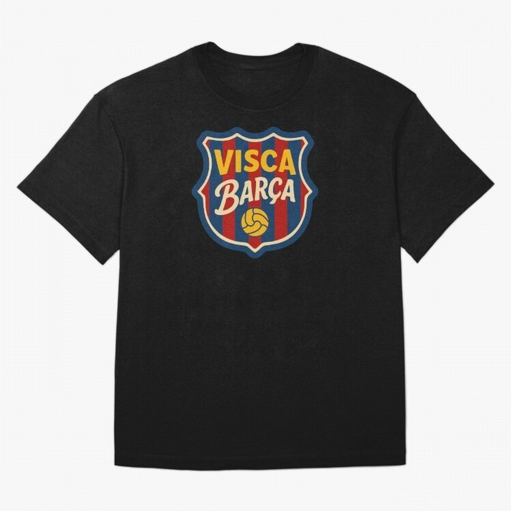 FC Barcelona Visca Barca Badge Classic T-Shirt Bring Match Day Fire to FIFA World Cup 2026 Group Stage with Neymar, Haaland and Cristiano Ronaldo, England Energy, Championship Spirit, Famous Goals, Roaring Crowds and International Football Unity;