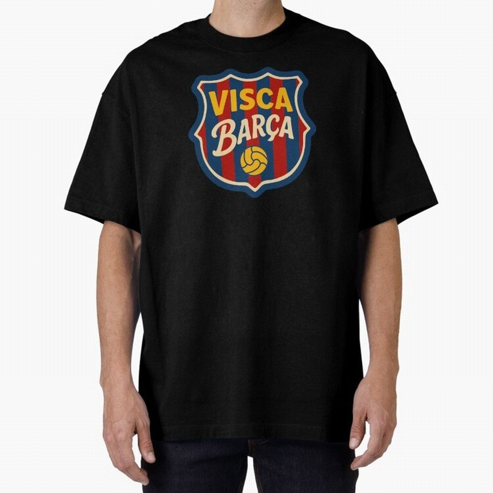 FC Barcelona Visca Barca Badge Classic T-Shirt Bring Match Day Fire to FIFA World Cup 2026 Group Stage with Neymar, Haaland and Cristiano Ronaldo, England Energy, Championship Spirit, Famous Goals, Roaring Crowds and International Football Unity;