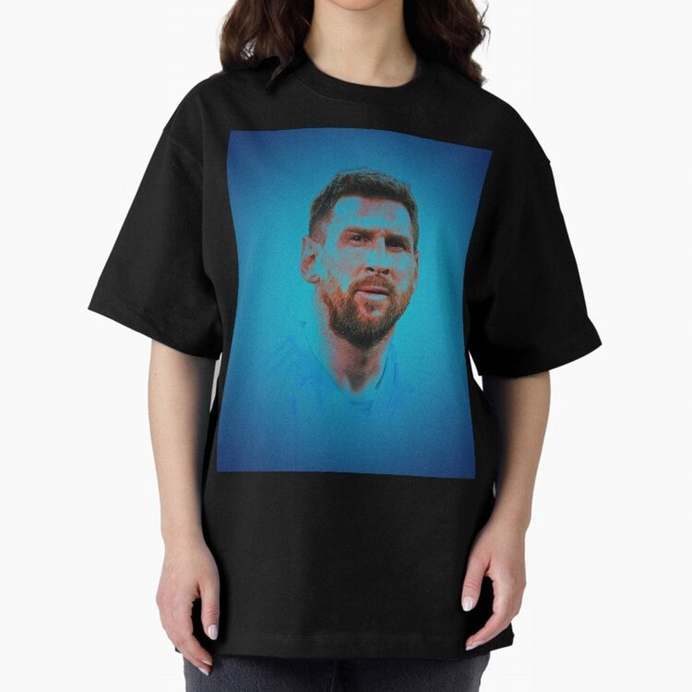Messi: The Undisputed GOAT Oversized T-Shirt Celebrate the Biggest Stage of Global Football Passion for FIFA World Cup 2026 USA Canada Mexico, Driven by Cristiano Ronaldo, Haaland and CR7, Spain, Global Supporter Spirit, Legendary Goals, National