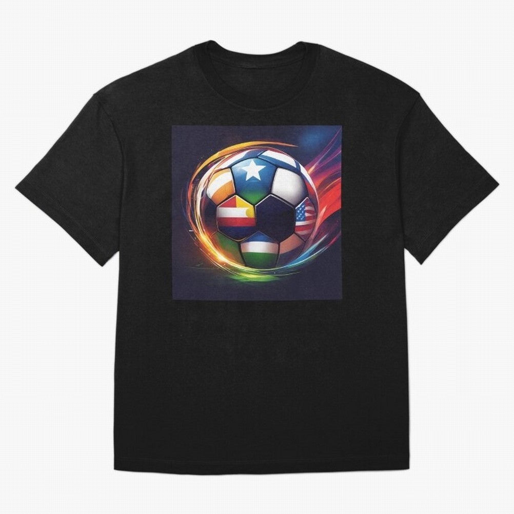 Soccer 2 Oversized T-Shirt Represent Football Lovers during the FIFA World Cup 2026 Group Stage Journey through CR7 Highlights, England Pride, Retro Football Energy, Iconic Rivalries, Trophy Chase Drama and Stadium Atmosphere; Great for Watch