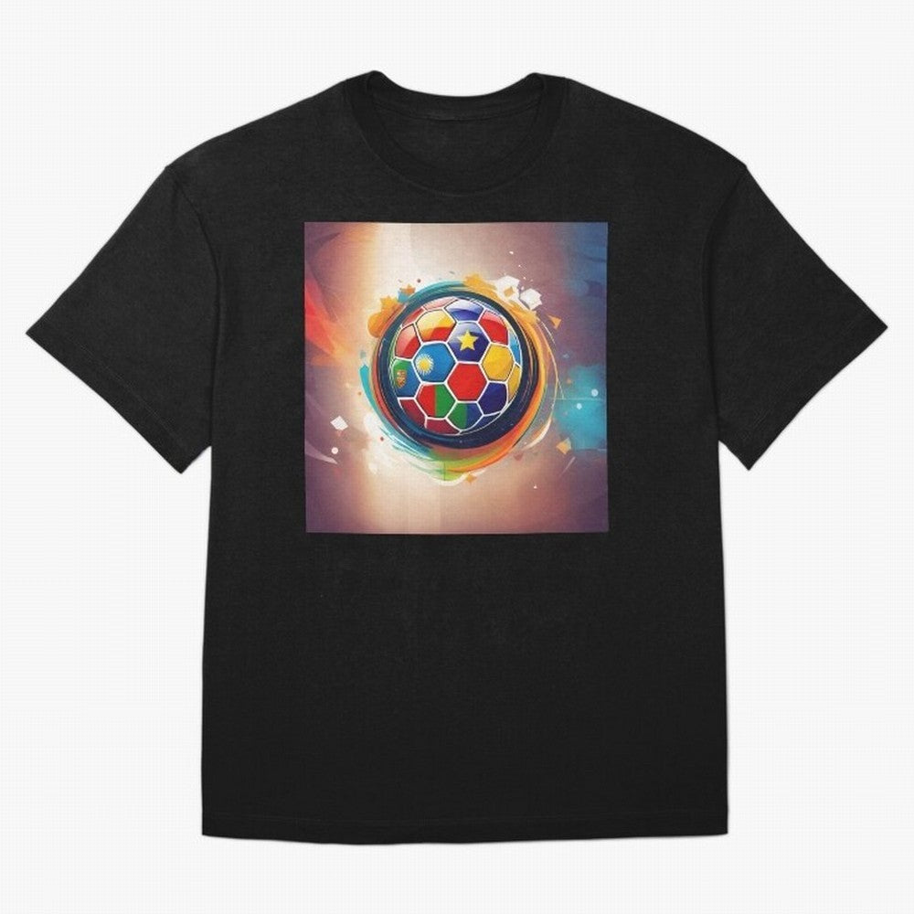 soccer 1 Oversized T-Shirt Bring Match Day Fire to FIFA World Cup 2026 USA Canada Mexico with Cristiano Ronaldo, Haaland and CR7, France and Portugal Energy, Classic Soccer Heritage, Championship Pressure, Fan Loyalty and International Pride; Ideal