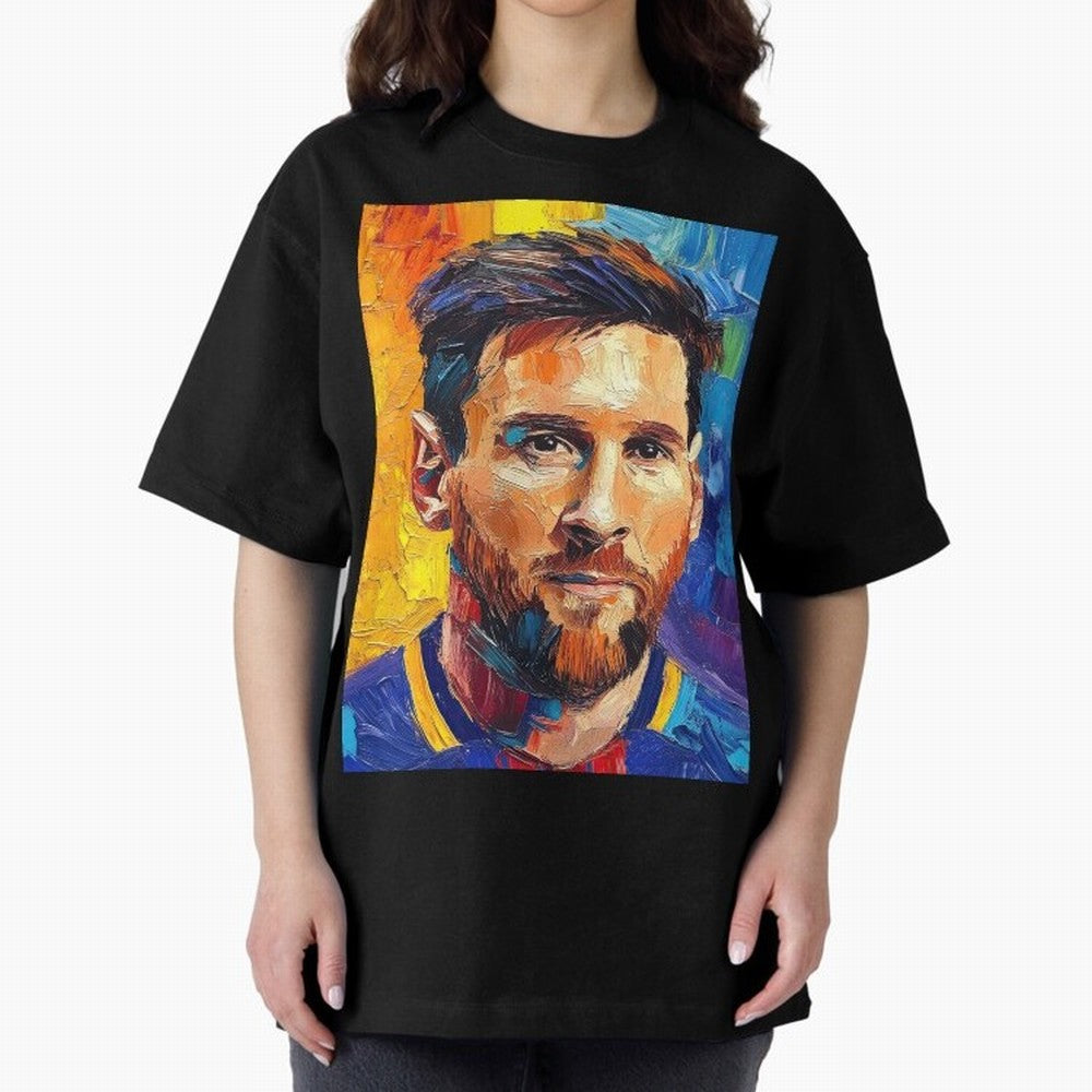 Messi Van Gogh: The Football Artist Classic T-Shirt Celebrate National Team Dreams in Global Football Passion for FIFA World Cup 2026 Group Stage, Capturing CR7, Brazil, Vintage Soccer Flavor, Modern Football Stars, National Flags and Final Night
