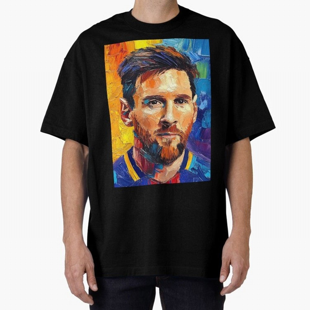 Messi Van Gogh: The Football Artist Classic T-Shirt Celebrate National Team Dreams in Global Football Passion for FIFA World Cup 2026 Group Stage, Capturing CR7, Brazil, Vintage Soccer Flavor, Modern Football Stars, National Flags and Final Night