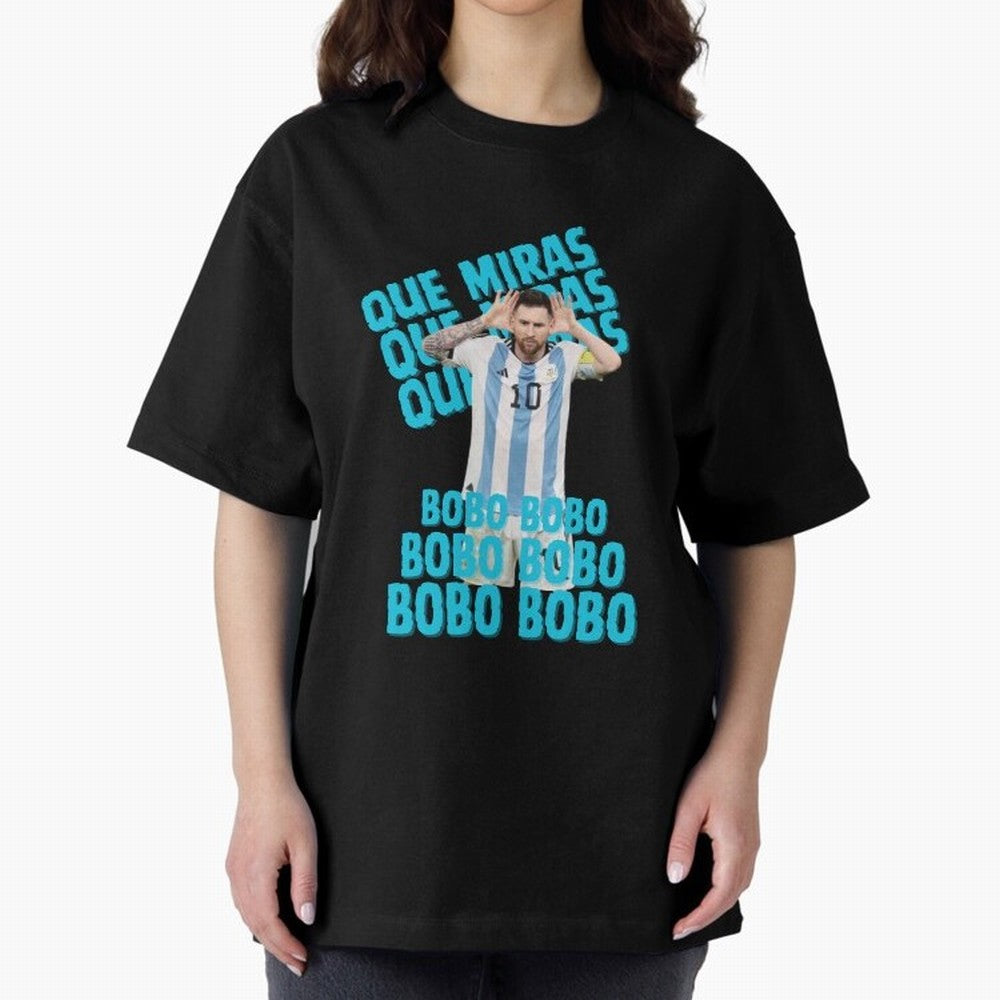 LEONEL MESSI Oversized T-Shirt Cheer through Every Moment of FIFA World Cup 2026 Group Stage Spirit, Filled with England and Germany, Mbappe, Global Supporter Spirit, Legendary Goals, National Colors and Tournament Celebration; Created for Match