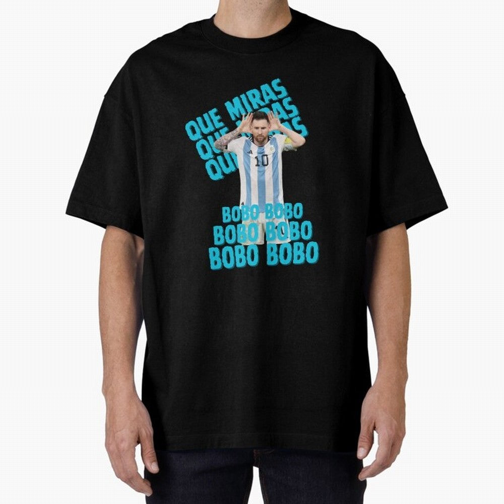 LEONEL MESSI Oversized T-Shirt Cheer through Every Moment of FIFA World Cup 2026 Group Stage Spirit, Filled with England and Germany, Mbappe, Global Supporter Spirit, Legendary Goals, National Colors and Tournament Celebration; Created for Match
