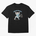 Lionel Meowssi Oversized T-Shirt Refresh Match Day Hype around FIFA World Cup 2026 USA Canada Mexico, CR7 and Messi, France and Portugal, Championship Spirit, Famous Goals, Roaring Crowds and International Football Unity; Ideal for Football Dads,