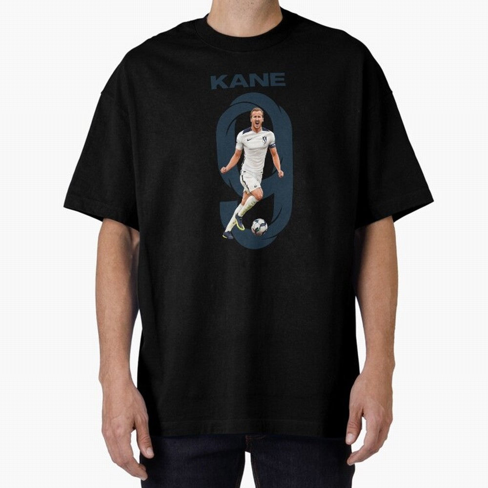 Harry Kane No. 9 Graphic Tee/Sticker Essential T-Shirt Celebrate Soccer Greatness during Match Day Hype around FIFA World Cup 2026 Group Stage, Neymar, Haaland and Cristiano Ronaldo, Portugal, Spain and Germany, Match Day Excitement, Supporter