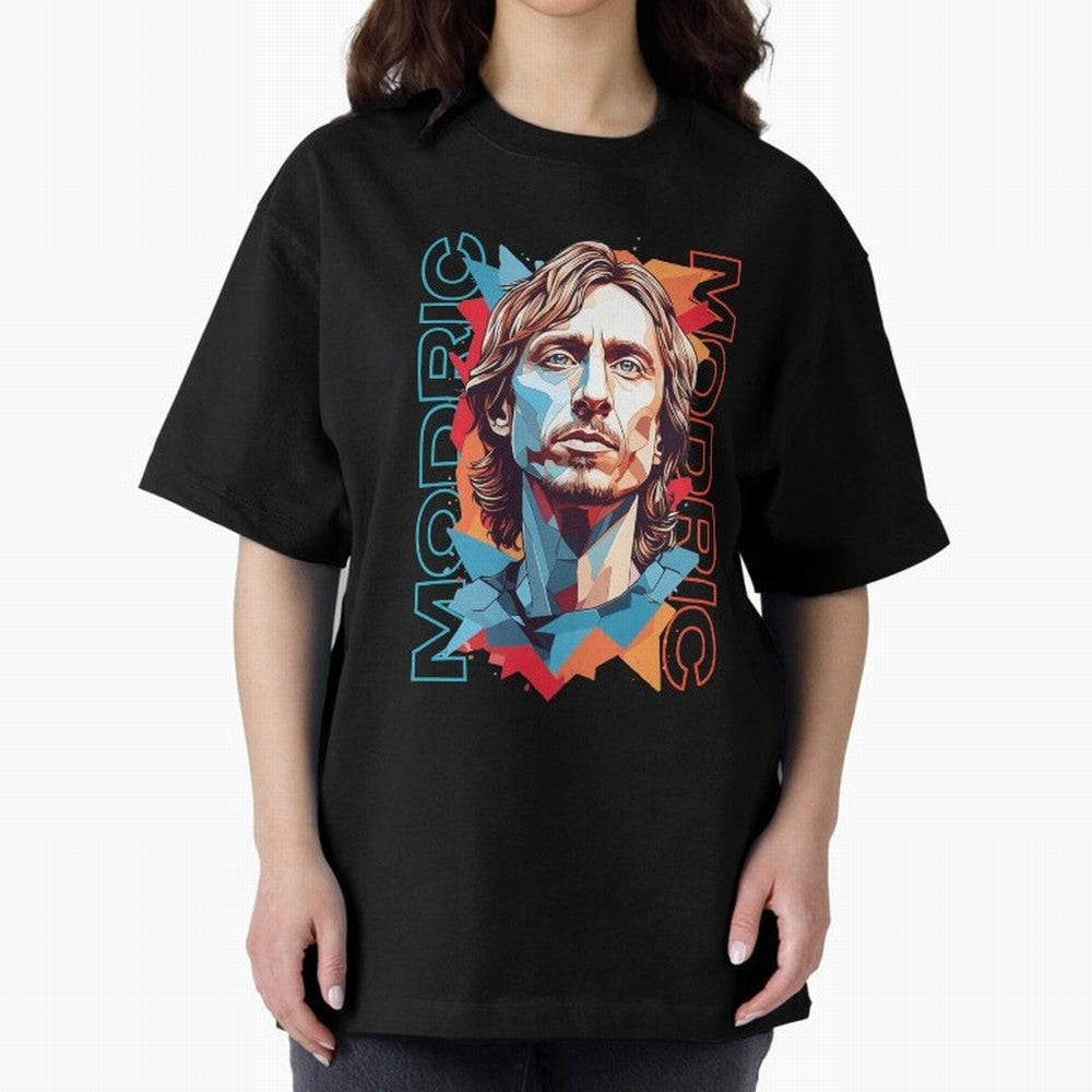 Luka Modric - Digital Art Essential T-Shirt Capture Stadium Memories from Match Day Hype around FIFA World Cup 2026 USA Canada Mexico, Messi and Cristiano Ronaldo, England and Germany, Worldwide Fan Energy, Dramatic Goals, Stadium Lights and