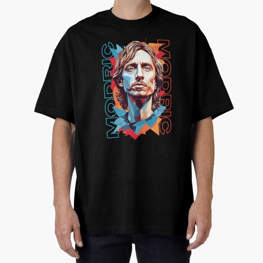 Luka Modric - Digital Art Essential T-Shirt Capture Stadium Memories from Match Day Hype around FIFA World Cup 2026 USA Canada Mexico, Messi and Cristiano Ronaldo, England and Germany, Worldwide Fan Energy, Dramatic Goals, Stadium Lights and