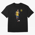 Neymar No. 10 Artwork For Tee/Sticker Essential T-Shirt Stand with Match Day Hype around FIFA World Cup 2026, Messi and Cristiano Ronaldo, Netherlands, Match Day Excitement, Supporter Culture, Golden Goals and Global Football Passion; Perfect for