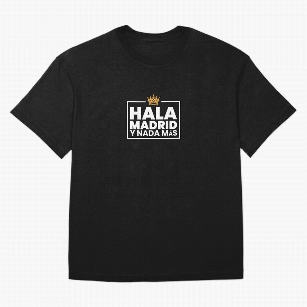 Hala Madrid Essential T-Shirt Represent Football Lovers during the FIFA World Cup 2026 Group Stage Journey through Messi Highlights, Argentina Pride, Stadium Chants, National Pride, Trophy Dreams and Unforgettable Football Memories; Ideal for