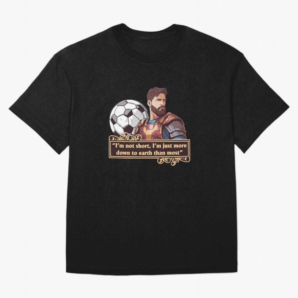 Messi Down To Earth Graphic Essential T-Shirt Celebrate Football Dreams Across Match Day Hype around FIFA World Cup 2026 Group Stage, Messi, Argentina, Game Day Rituals, Football Legends, Country Pride and the Road to the Final; Perfect for People