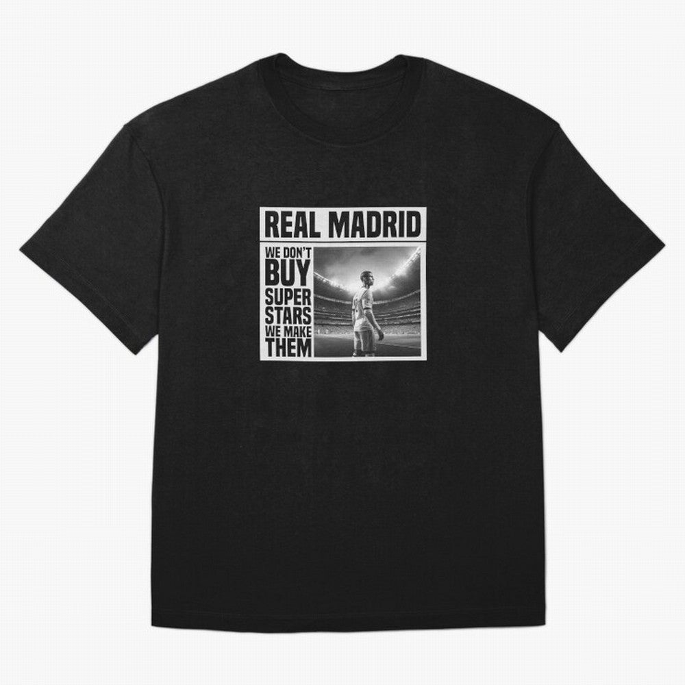 Real Madrid Makes Superstars Essential T-Shirt Celebrate Unforgettable Nights in FIFA World Cup 2026 Spirit, Celebrating England, Haaland, Game Day Rituals, Football Legends, Country Pride and the Road to the Final; Great for Watch Parties, Sports
