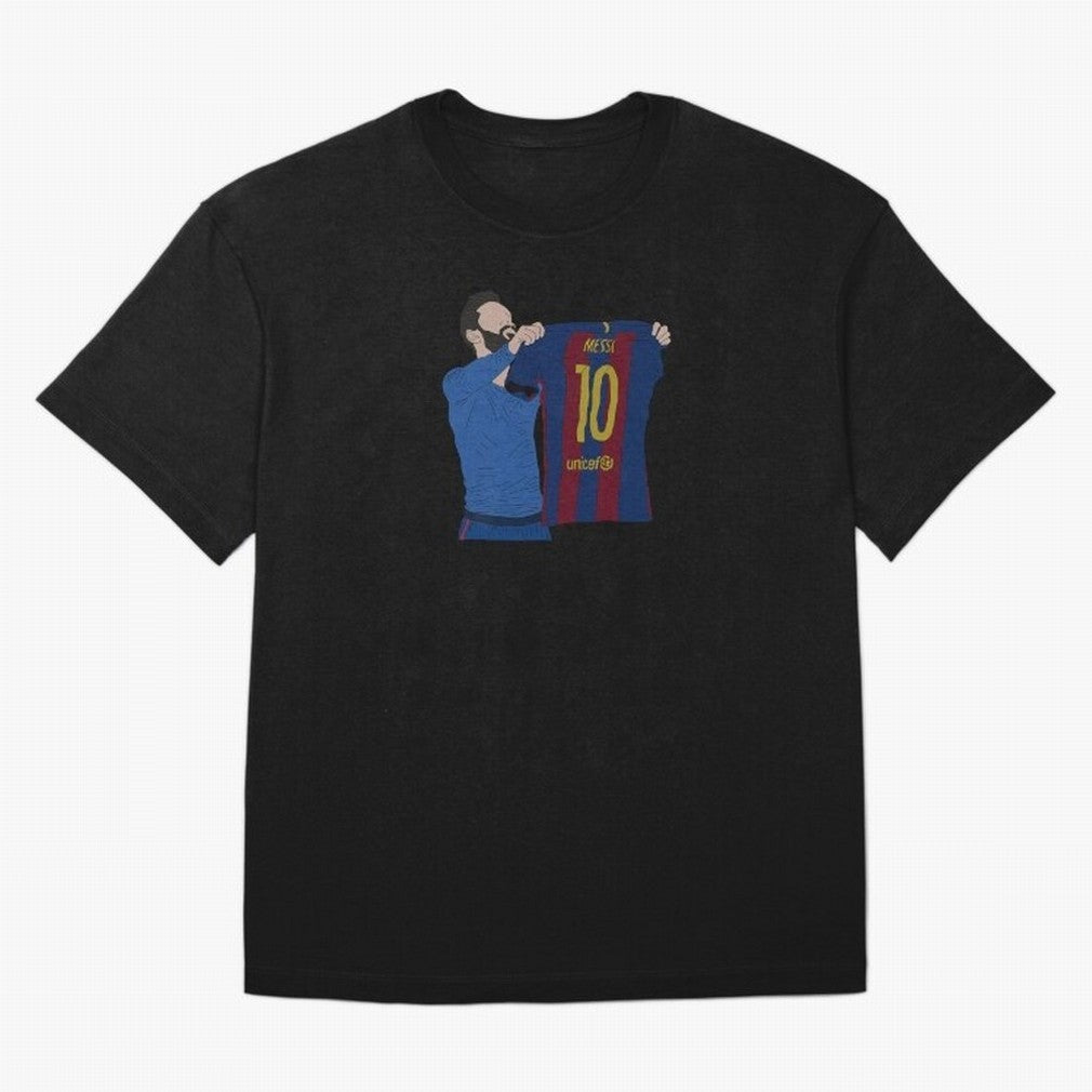 Lionel Messi | Barcelona legend Oversized T-Shirt Live the Energy of FIFA World Cup 2026 for Fans of Neymar and Brazil, Bringing Football Festival Excitement, Trophy Ambitions, Country Rivalries and Star Player Buzz; Great for Watch Parties, Sports