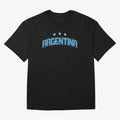 Argentina 3 Stars Classic T-Shirt Stand with FIFA World Cup 2026 USA Canada Mexico Spirit, Highlighting England, Neymar, Haaland and Cristiano Ronaldo, Retro Football Energy, Iconic Rivalries, Trophy Chase Drama and Stadium Atmosphere; Ideal for