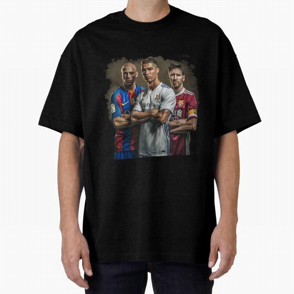 Footballs Greatest Top 3 Classic T-Shirt Relive the Noise and Pride of FIFA World Cup 2026 Spirit, Made for England, France and Netherlands, Neymar, Football Passion, Legendary Performances, Festival Vibes and Supporter Community; Perfect for Fans,