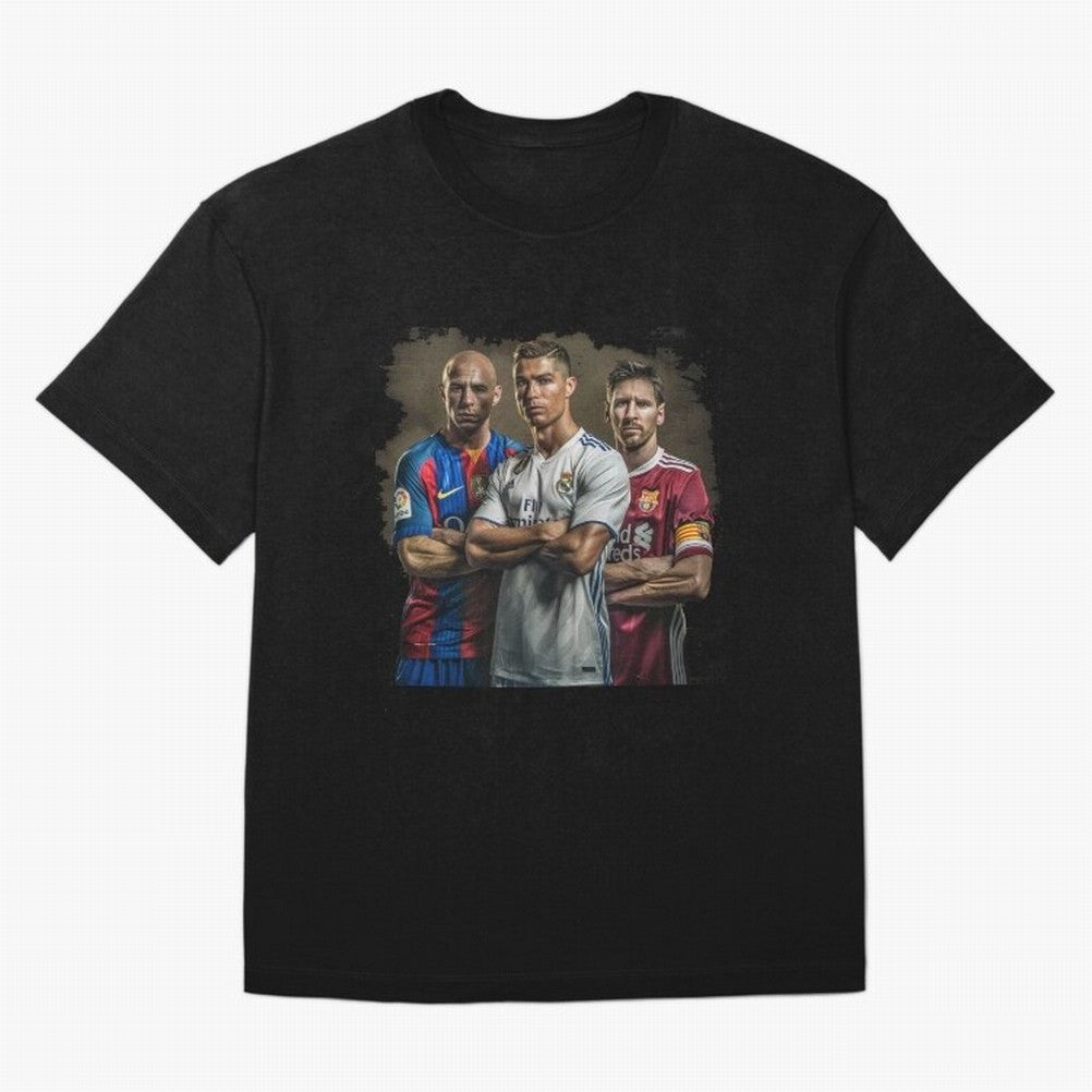 Footballs Greatest Top 3 Classic T-Shirt Relive the Noise and Pride of FIFA World Cup 2026 Spirit, Made for England, France and Netherlands, Neymar, Football Passion, Legendary Performances, Festival Vibes and Supporter Community; Perfect for Fans,