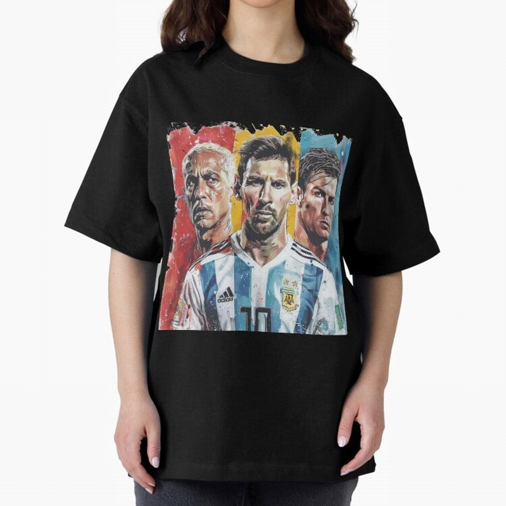 TOP 3 Soccer Players Classic T-Shirt Fuel Global Football Passion for FIFA World Cup 2026 Group Stage, Centered on Neymar, Haaland and Cristiano Ronaldo, Brazil, Championship Spirit, Famous Goals, Roaring Crowds and International Football Unity;