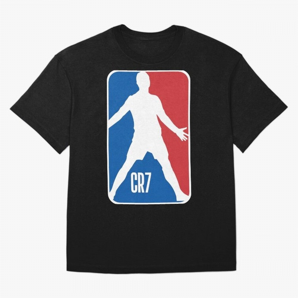 Cristiano Ronaldo - NBA style print Classic T-Shirt Bring World Football Passion into Match Day Hype around FIFA World Cup 2026, Mbappe and Neymar, Spain, Game Day Rituals, Football Legends, Country Pride and the Road to the Final; Made for Die
