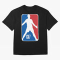 Cristiano Ronaldo - NBA style print Classic T-Shirt Bring World Football Passion into Match Day Hype around FIFA World Cup 2026, Mbappe and Neymar, Spain, Game Day Rituals, Football Legends, Country Pride and the Road to the Final; Made for Die