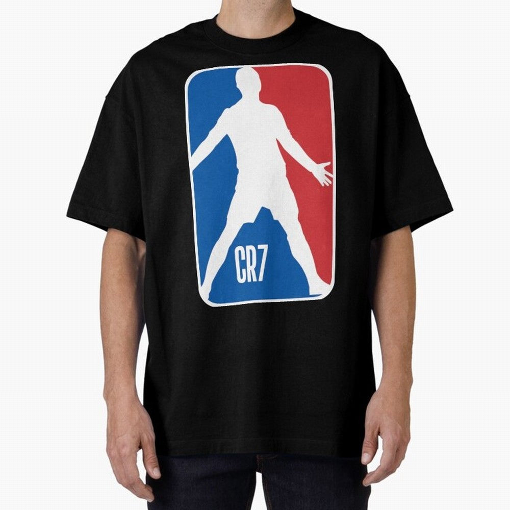 Cristiano Ronaldo - NBA style print Classic T-Shirt Bring World Football Passion into Match Day Hype around FIFA World Cup 2026, Mbappe and Neymar, Spain, Game Day Rituals, Football Legends, Country Pride and the Road to the Final; Made for Die