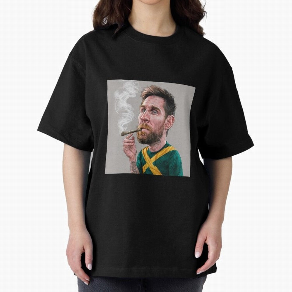 funny caricature of Lionel Messi Classic T-Shirt Live the Energy of the FIFA World Cup 2026 USA Canada Mexico Journey through Messi and Cristiano Ronaldo Highlights, Spain and Netherlands Pride, Vintage Soccer Flavor, Modern Football Stars,