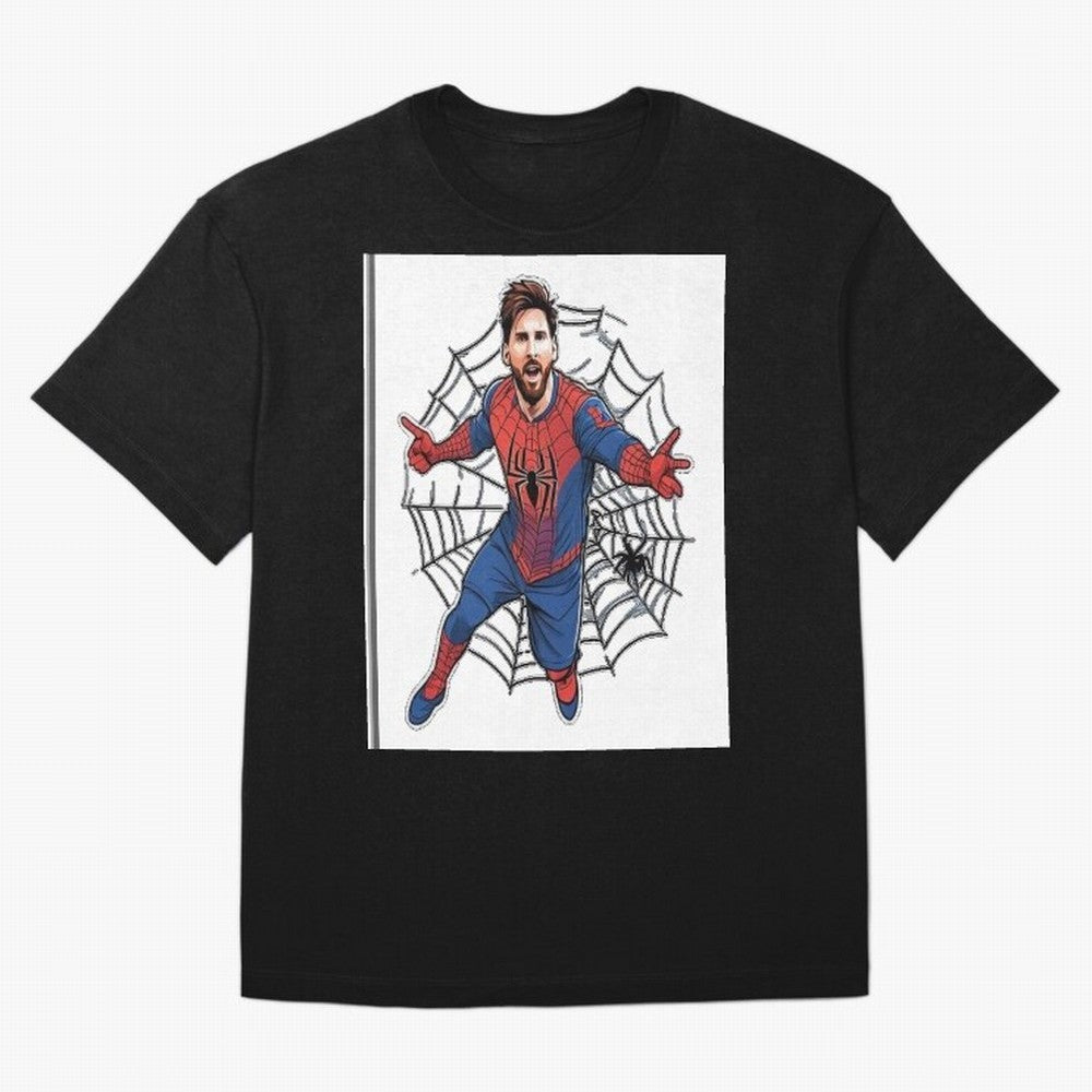 Lionel Messi Spider Oversized T-Shirt Feel the Heartbeat of FIFA World Cup 2026 USA Canada Mexico Spirit, with Brazil, Mbappe, Worldwide Fan Energy, Dramatic Goals, Stadium Lights and Championship Celebrations; Ideal for Fans Who Follow Messi,