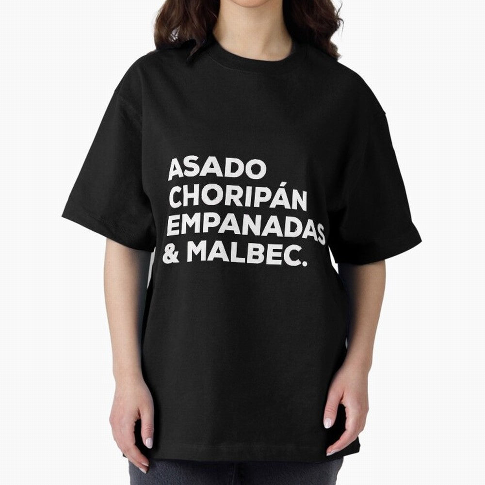 Argentine Cuisine Oversized T-Shirt Join the Countdown to FIFA World Cup 2026 USA Canada Mexico for Fans of Mbappe and England, Bringing Champion Mindset, Group Stage Buzz, Knockout Tension and Passionate Fan Culture; Made for Collectors Who Enjoy