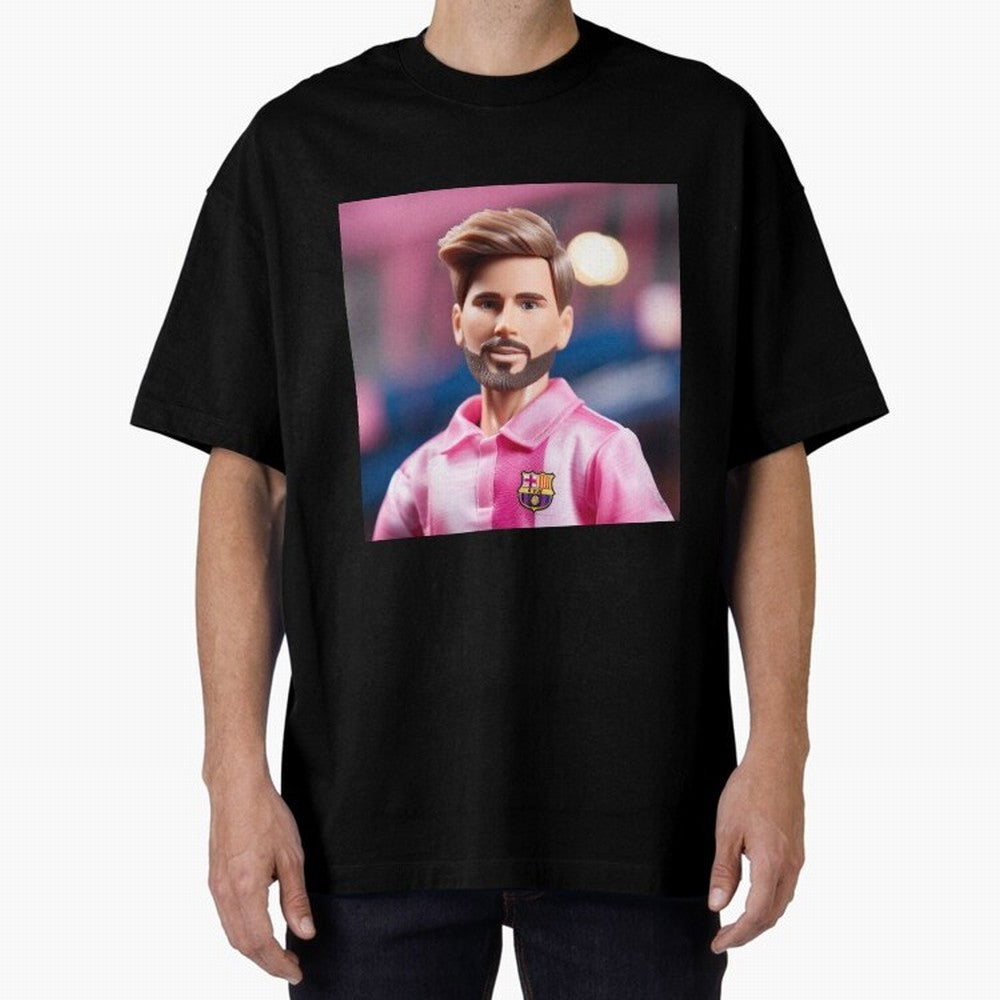 If Messi were a Barbie doll... Premium T-Shirt Fuel Global Football Passion for FIFA World Cup 2026, Centered on Haaland, England, France and Netherlands, Tournament Hype, Historic Matchups, Family Viewing Parties and Global Sports Pride; Great for
