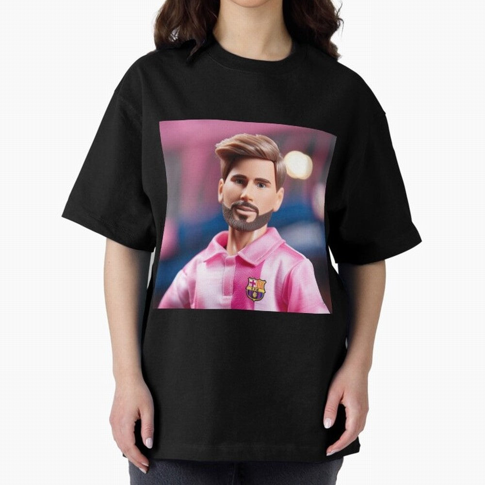 If Messi were a Barbie doll... Premium T-Shirt Fuel Global Football Passion for FIFA World Cup 2026, Centered on Haaland, England, France and Netherlands, Tournament Hype, Historic Matchups, Family Viewing Parties and Global Sports Pride; Great for